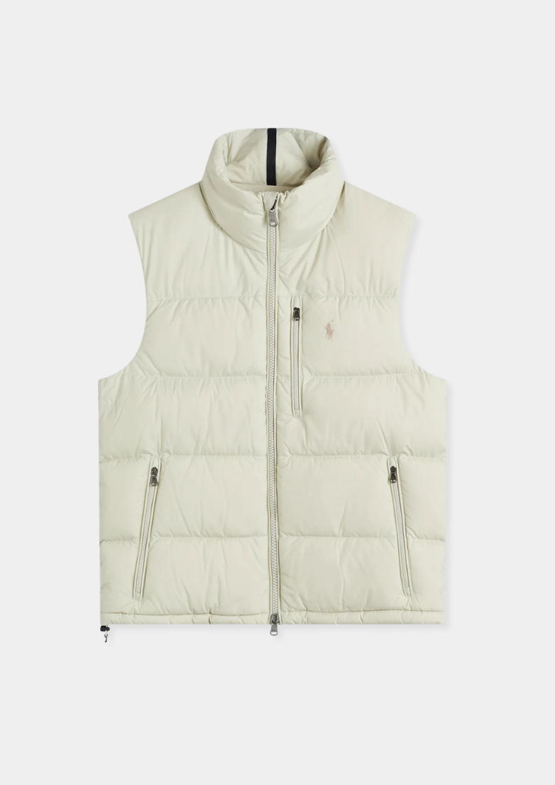 Sleeveless puffer jacket