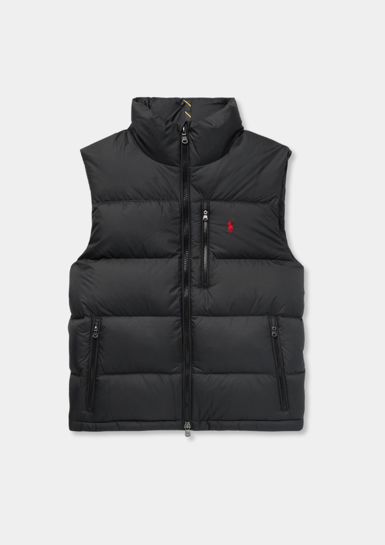Sleeveless puffer jacket