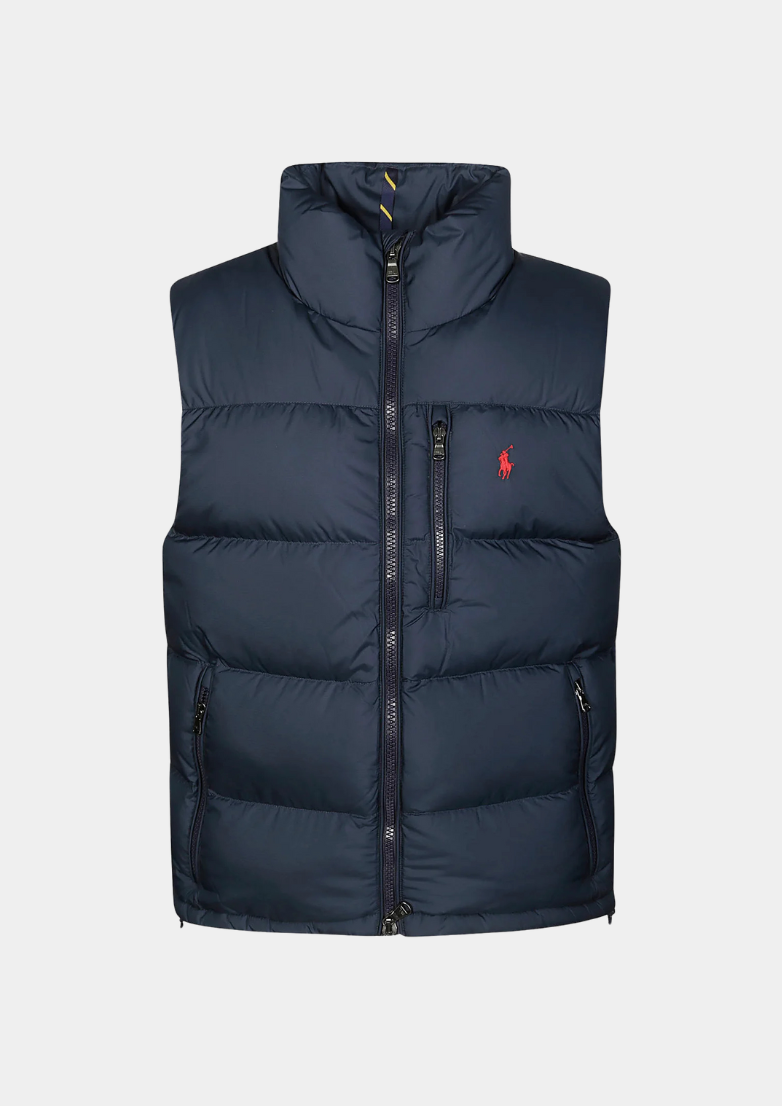 Sleeveless puffer jacket