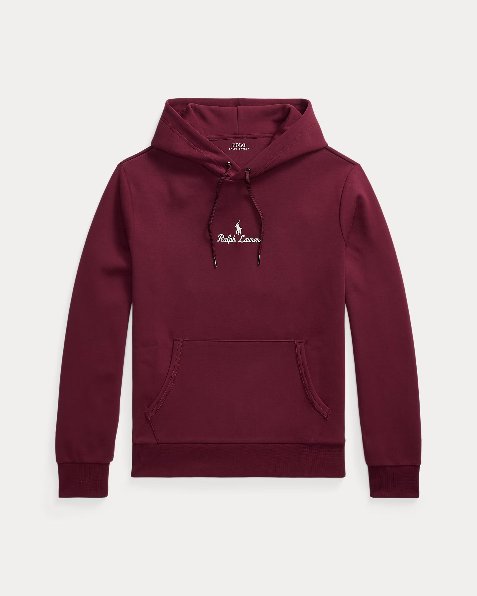 Double-knit logo hoodie